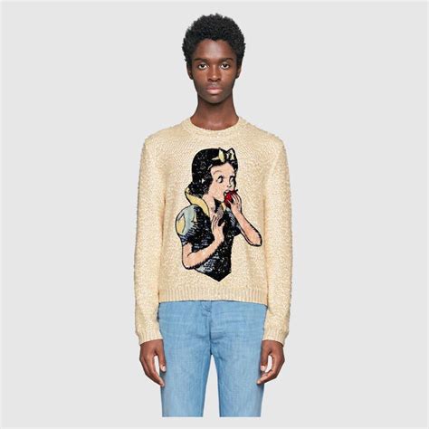 snow white gucci sweater|gucci outlet cardigan.